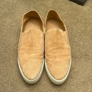 Vince Garvey Suede and leather Slip-On Sneakers